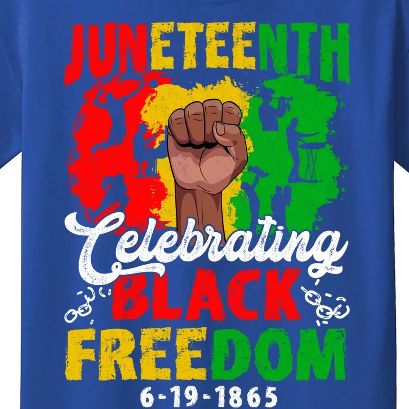 Juneteenth Celebrate Black Freedom Day Graphic Funny Gift Kids T-Shirt