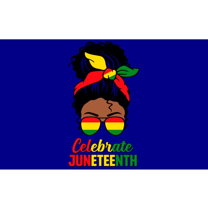 Juneteenth Celebrate Black History Indepedence Black Gift Bumper Sticker