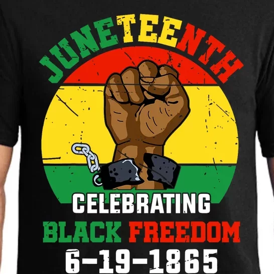 Juneteenth Celebrating Black Freedom 1865 African American Pajama Set