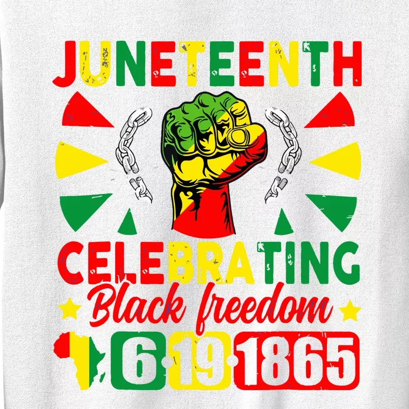 Juneteenth Celebrating Black Freedom 1865 Sweatshirt