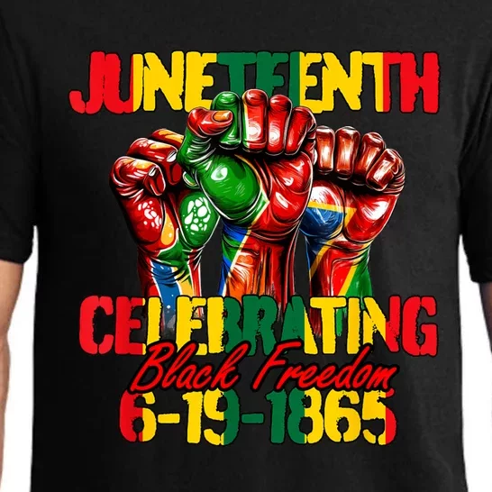 Juneteenth Celebrating Black Freedom 1865 African American Pajama Set