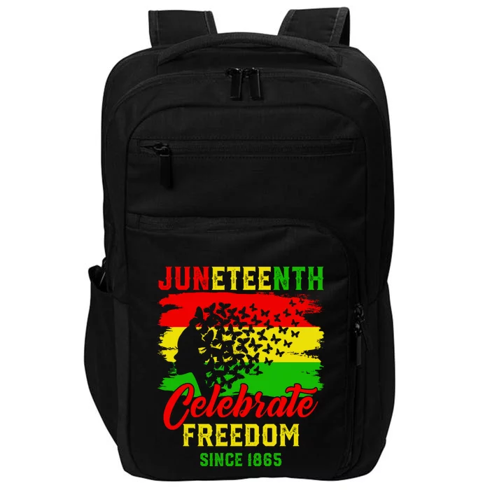 Juneteenth Celebrate Black History Black Power Black Funny Gift Impact Tech Backpack