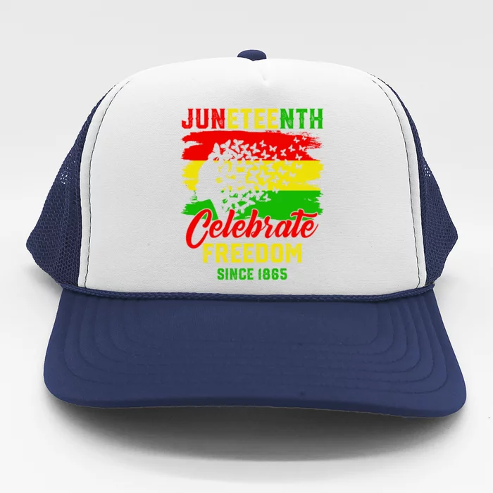 Juneteenth Celebrate Black History Black Power Black Funny Gift Trucker Hat