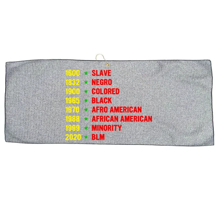 Juneteenth Celebrate Black History Month Melanin Freedom Gift Large Microfiber Waffle Golf Towel