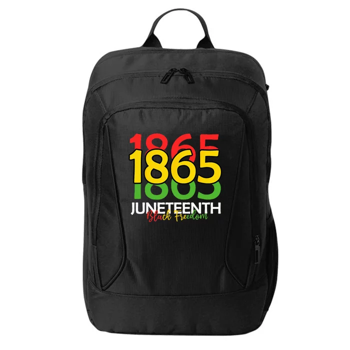 Juneteenth Celebrating Black Freedom 1865 African City Backpack