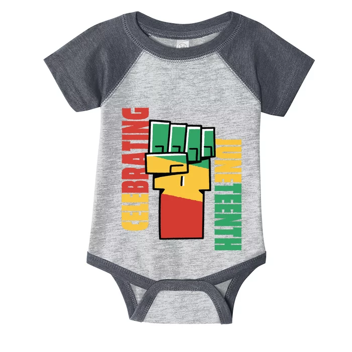 JUNETEENTH Celebrating Black Freedom 1865 African American Infant Baby Jersey Bodysuit