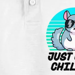 Just Chin Chillin Funny Chinchilla Lovers Kawaii Chinchillin Dry Zone Grid Performance Polo