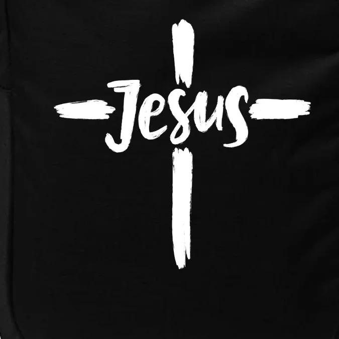 Jesus Cross Christianity Impact Tech Backpack