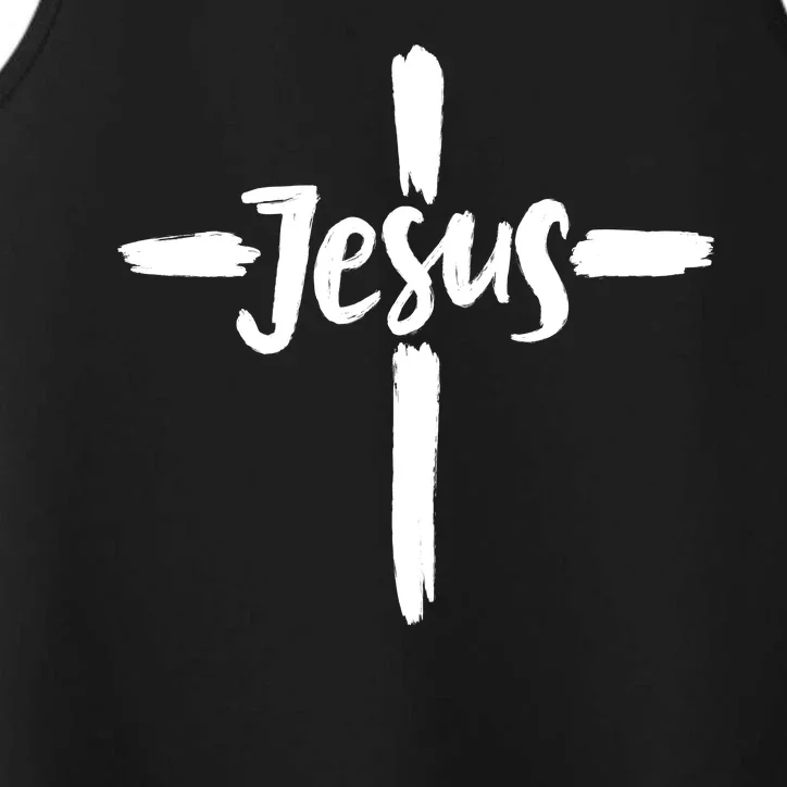 Jesus Cross Christianity Performance Tank