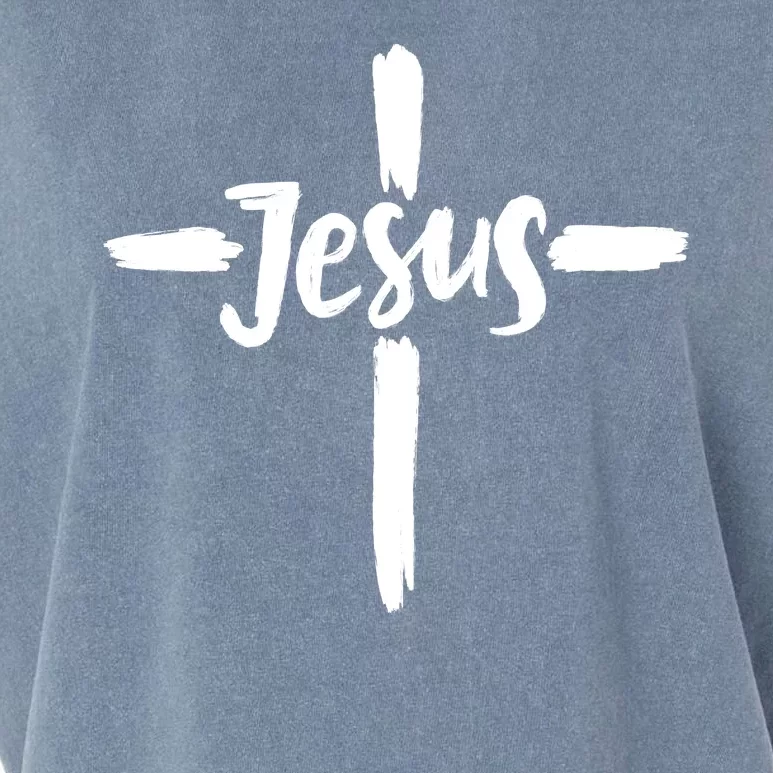 Jesus Cross Christianity Garment-Dyed Women's Muscle Tee