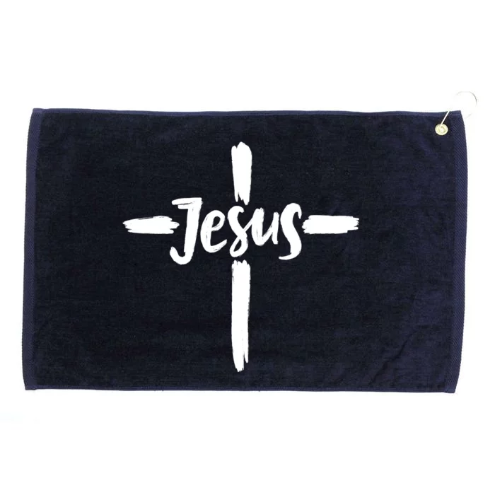 Jesus Cross Christianity Grommeted Golf Towel