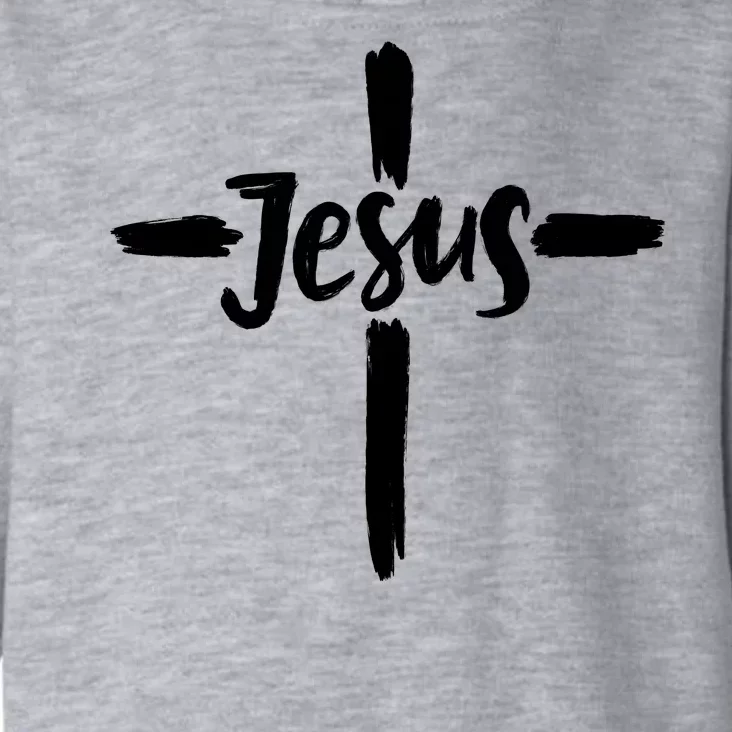 Jesus Cross Christianity Toddler Hoodie