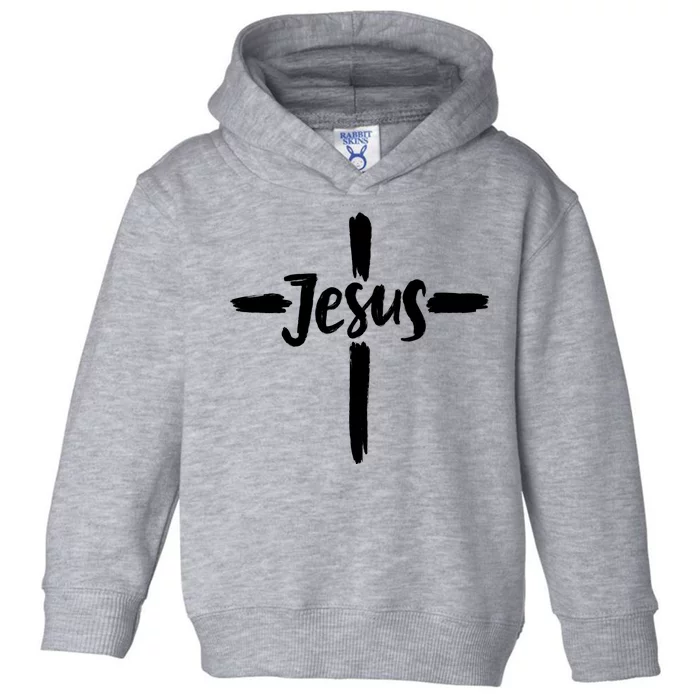 Jesus Cross Christianity Toddler Hoodie