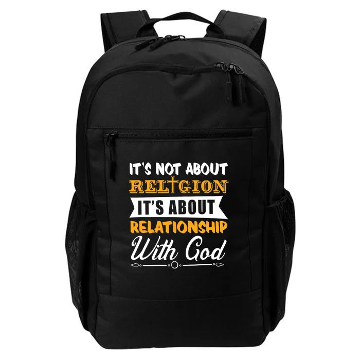 Jesus Christ Cross Friendship Bible Verse God Funny Christian Daily Commute Backpack