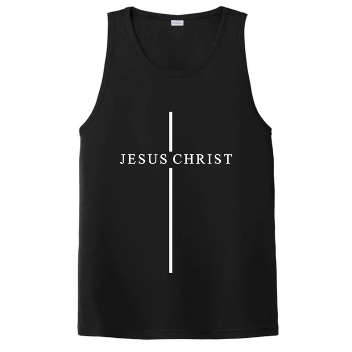 Jesus Christ Cross Christian Performance Tank