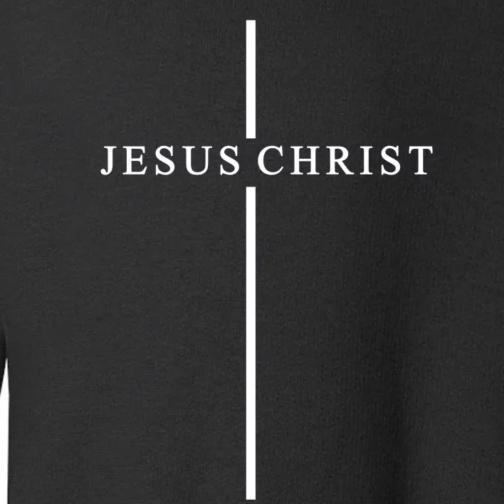 Jesus Christ Cross Christian Toddler Sweatshirt