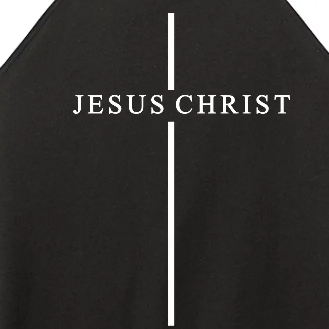 Jesus Christ Cross Christian Women’s Perfect Tri Rocker Tank