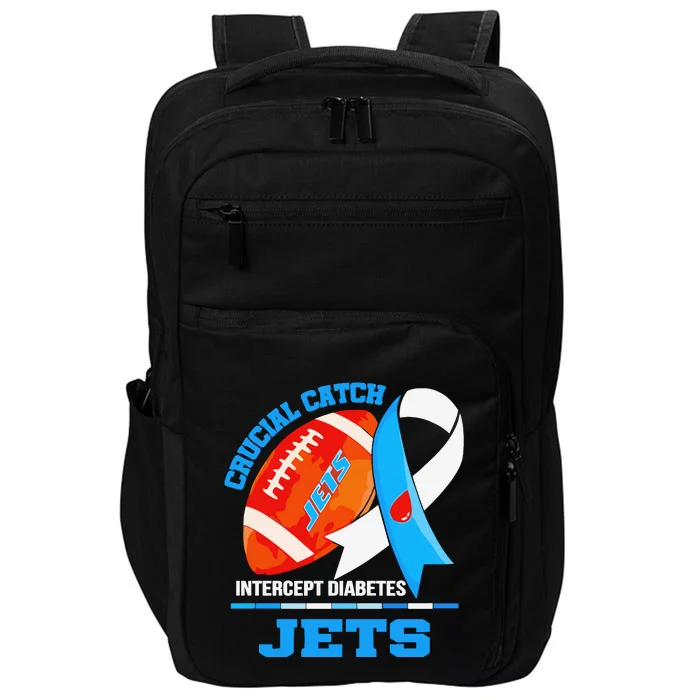 Jets Crucial Catch Intercept Diabetes Impact Tech Backpack