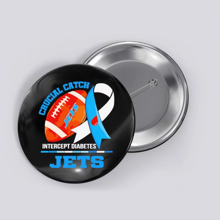 Jets Crucial Catch Intercept Diabetes Button