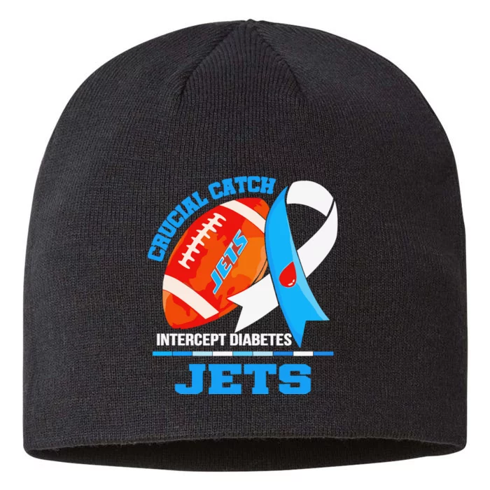 Jets Crucial Catch Intercept Diabetes 8 1/2in Sustainable Knit Beanie