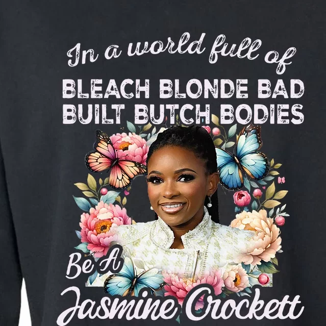 Jasmine Crockett Calls Out Marjorie Taylor Greene Cropped Pullover Crew