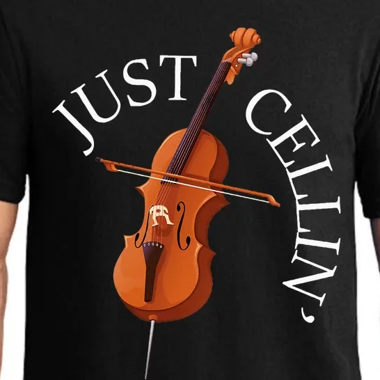 Just Cellin Cello Player Cellist Musician Classical Music Pajama Set