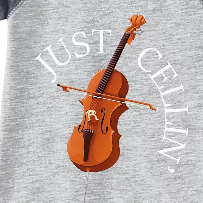 Just Cellin Cello Player Cellist Musician Classical Music Infant Baby Jersey Bodysuit