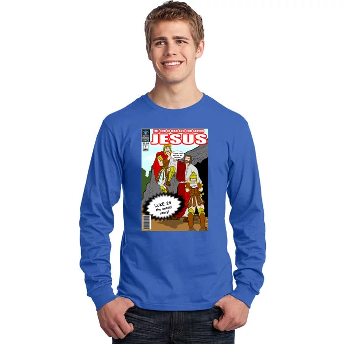 Jesus Christian Comic Cover Tall Long Sleeve T-Shirt