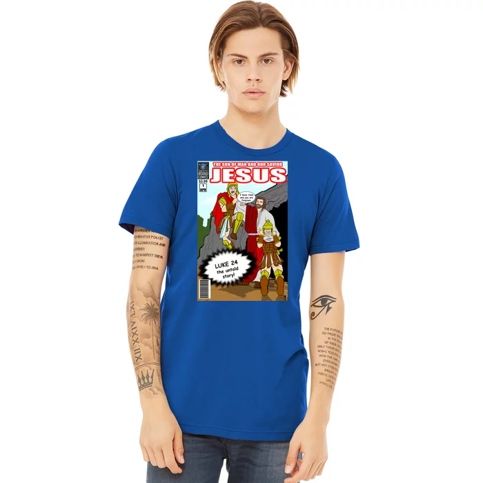 Jesus Christian Comic Cover Premium T-Shirt