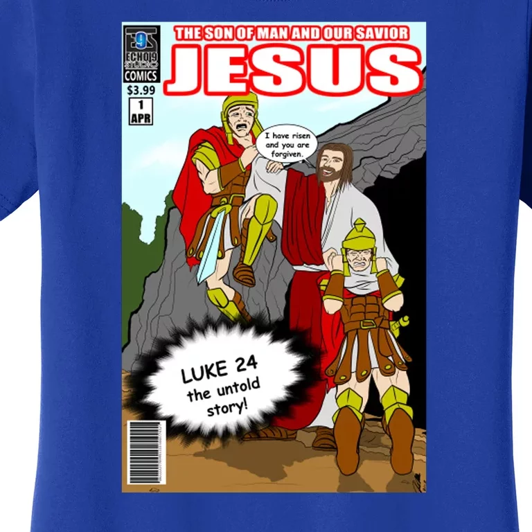 Jesus Christian Comic Cover Women's T-Shirt