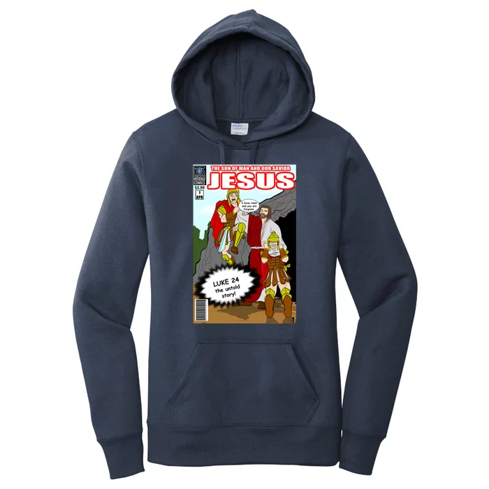 Jesus Christian Comic Cover Women's Pullover Hoodie