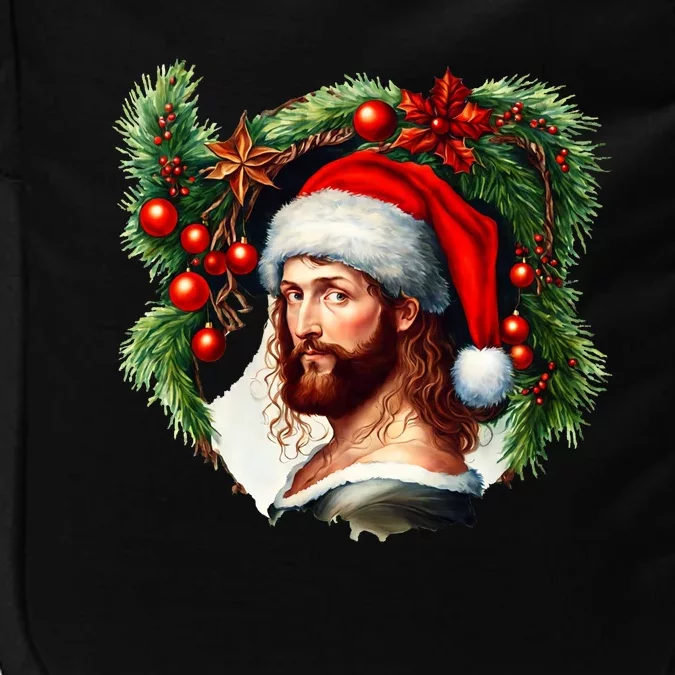 Jesus Christ Christmas Portrait Impact Tech Backpack