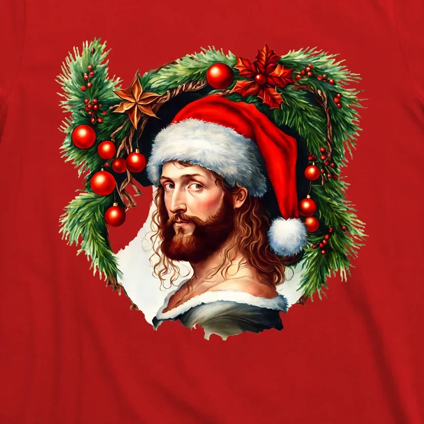 Jesus Christ Christmas Portrait T-Shirt