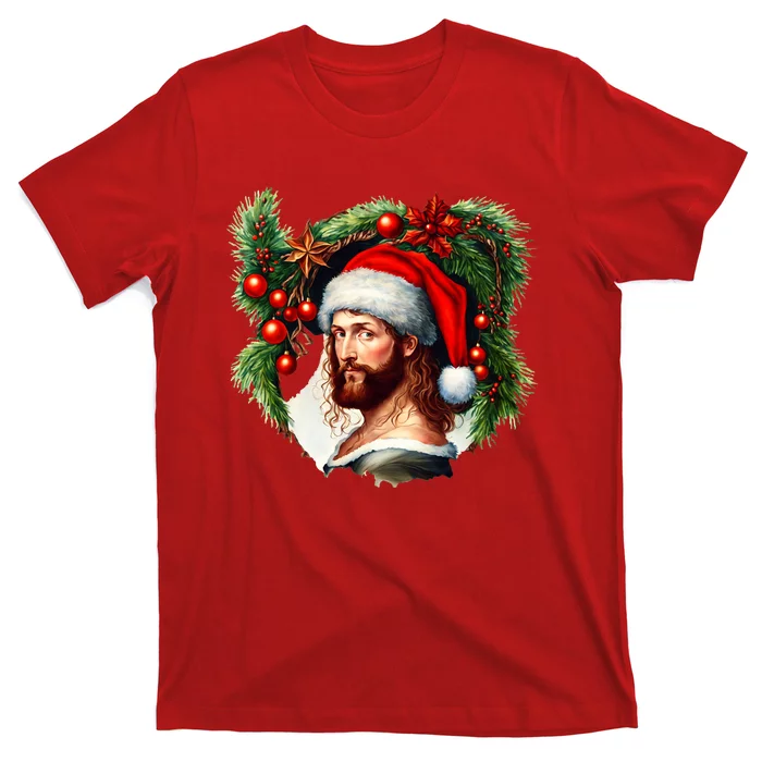 Jesus Christ Christmas Portrait T-Shirt