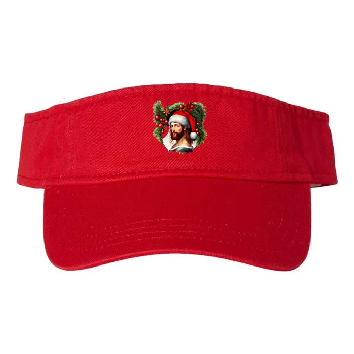 Jesus Christ Christmas Portrait Valucap Bio-Washed Visor