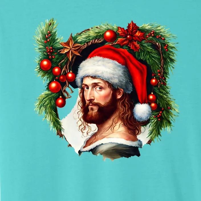 Jesus Christ Christmas Portrait ChromaSoft Performance T-Shirt