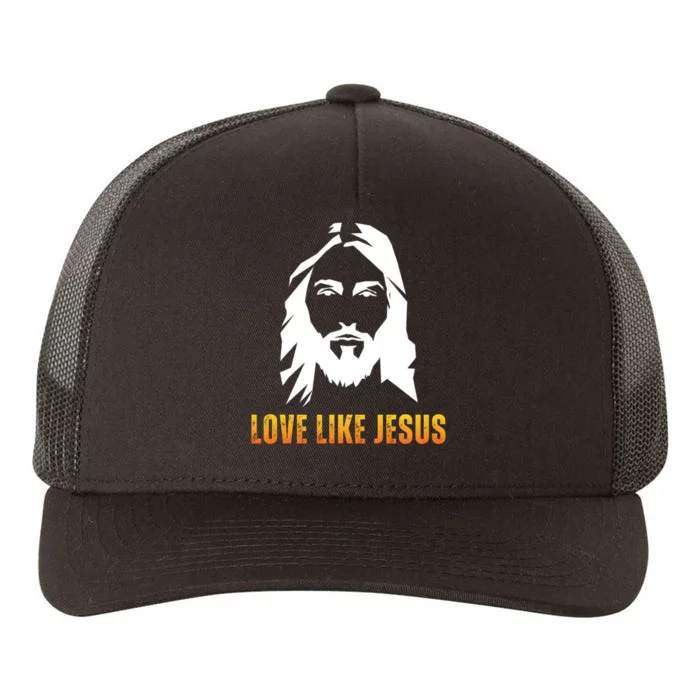 Jesus Christ Christian Faith Belief Yupoong Adult 5-Panel Trucker Hat