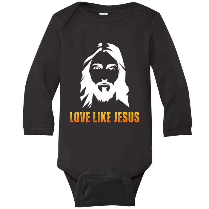 Jesus Christ Christian Faith Belief Baby Long Sleeve Bodysuit