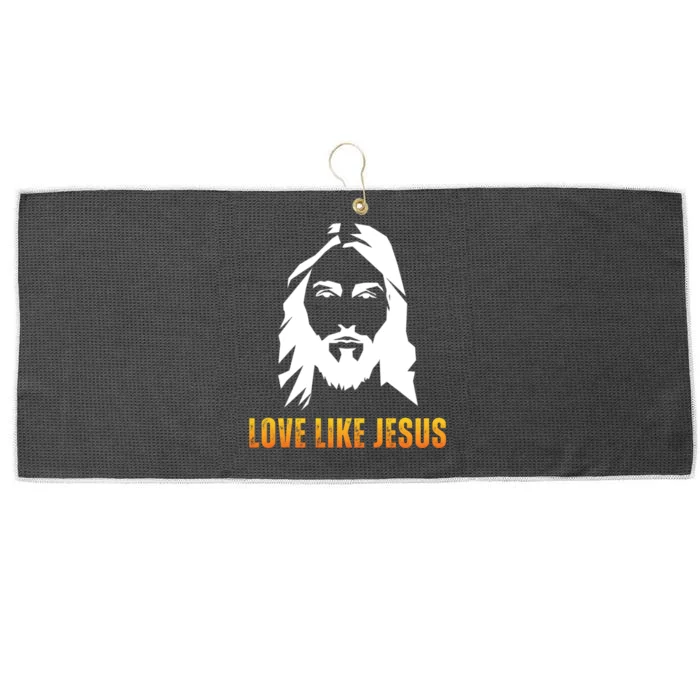 Jesus Christ Christian Faith Belief Large Microfiber Waffle Golf Towel