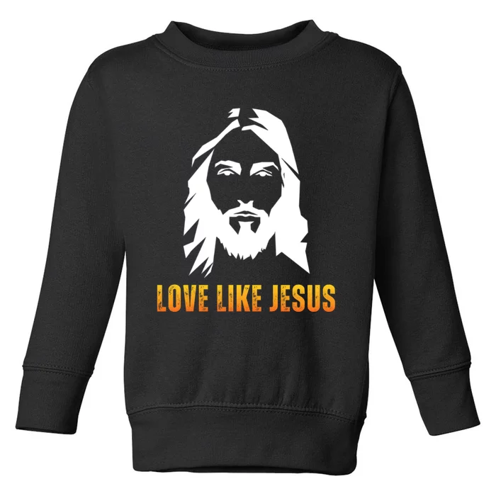 Jesus Christ Christian Faith Belief Toddler Sweatshirt