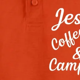 Jesus Coffe Camping Dry Zone Grid Performance Polo