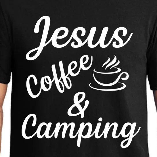 Jesus Coffe Camping Pajama Set