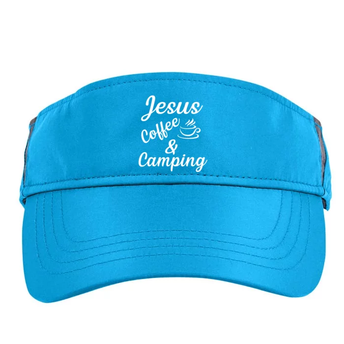 Jesus Coffe Camping Adult Drive Performance Visor