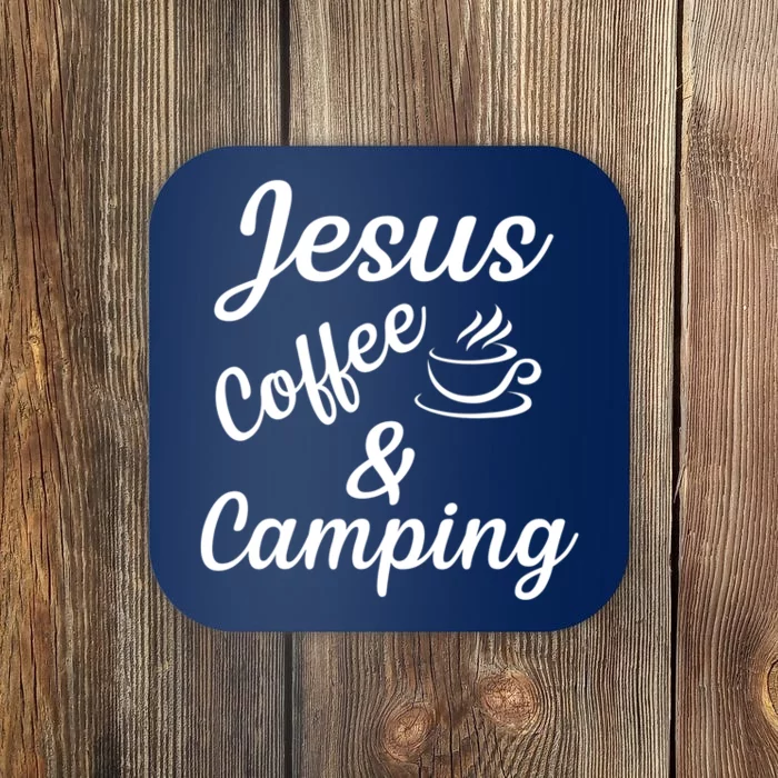 Jesus Coffe Camping Coaster