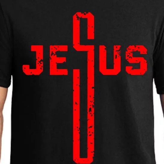 Jesus Cross Christian Religious Pajama Set