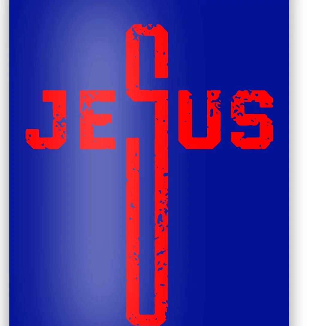 Jesus Cross Christian Religious Poster