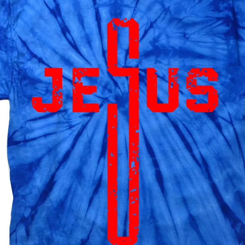 Jesus Cross Christian Religious Tie-Dye T-Shirt