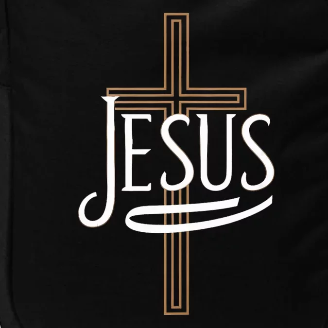 Jesus Cross Crucifixion Religion Christianity Christ Faith Impact Tech Backpack