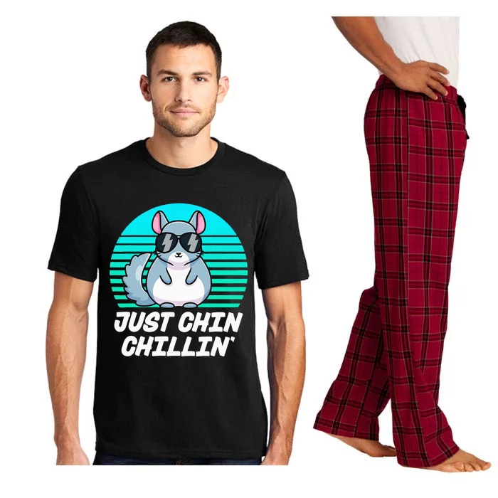 Just Chin Chillin Funny Chinchilla Lovers Kawaii Chinchillin Pajama Set