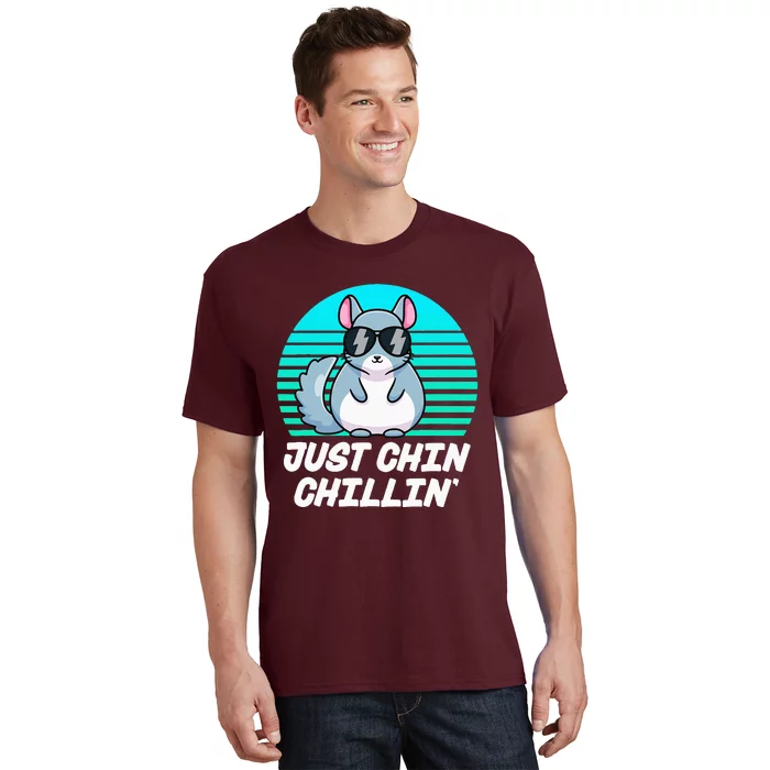 Just Chin Chillin Funny Chinchilla Lovers Kawaii Chinchillin T-Shirt